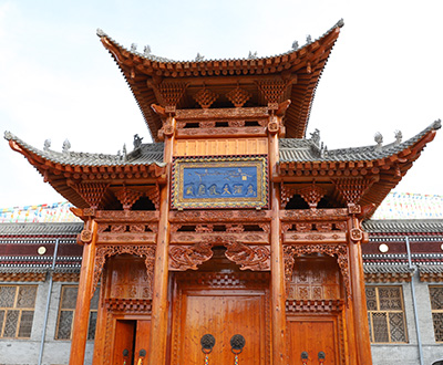 Largest wooden courtyard